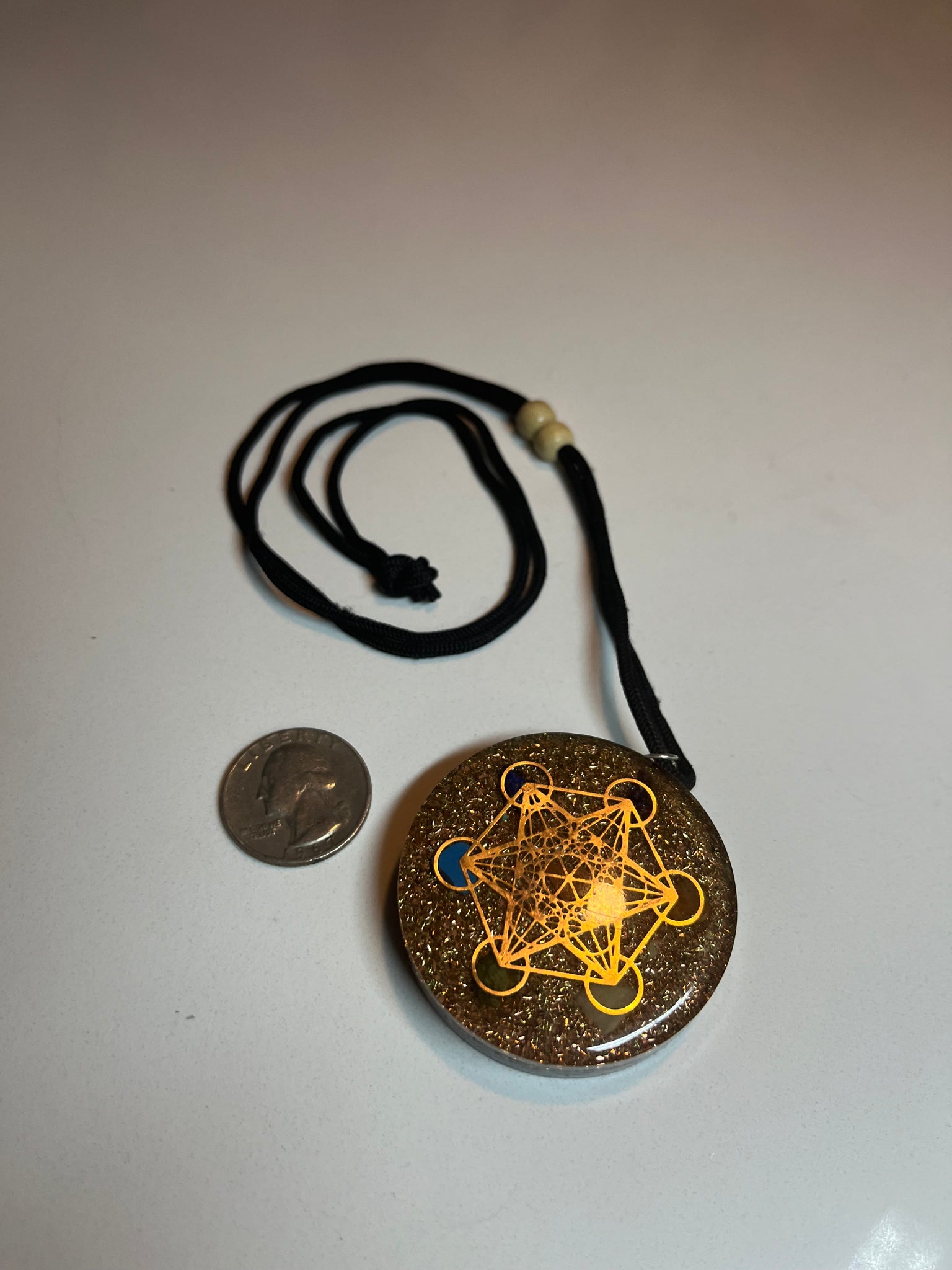 Orgonite Metatron’s Cube Necklace