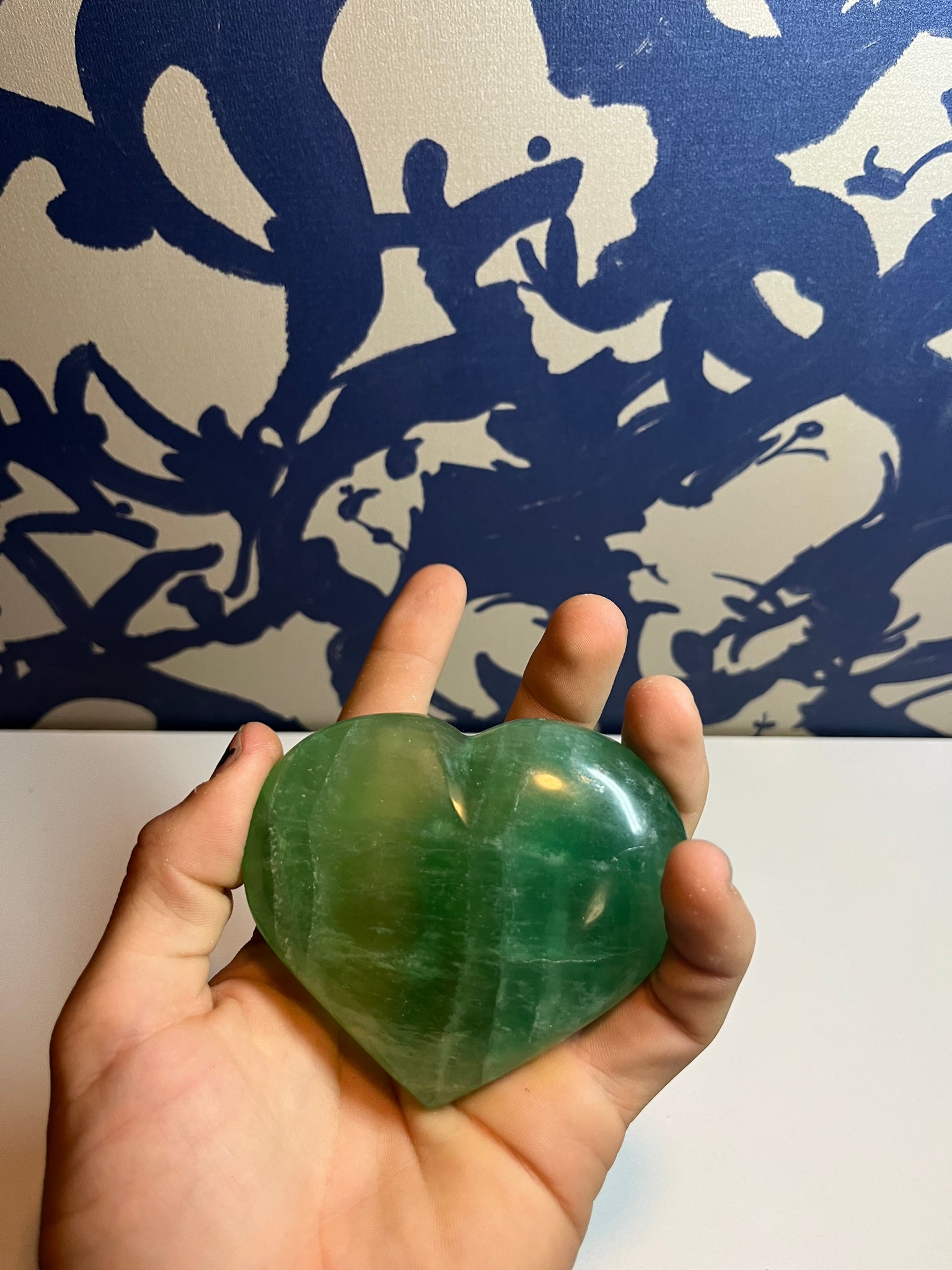 Fluorite Heart