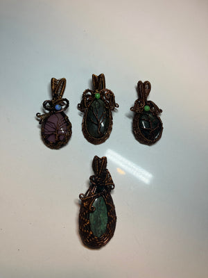 Wire Wrapped Necklaces