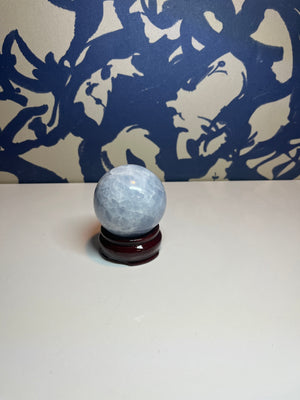 Blue Celestite Orb