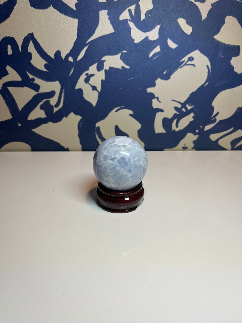 Blue Celestite Orb