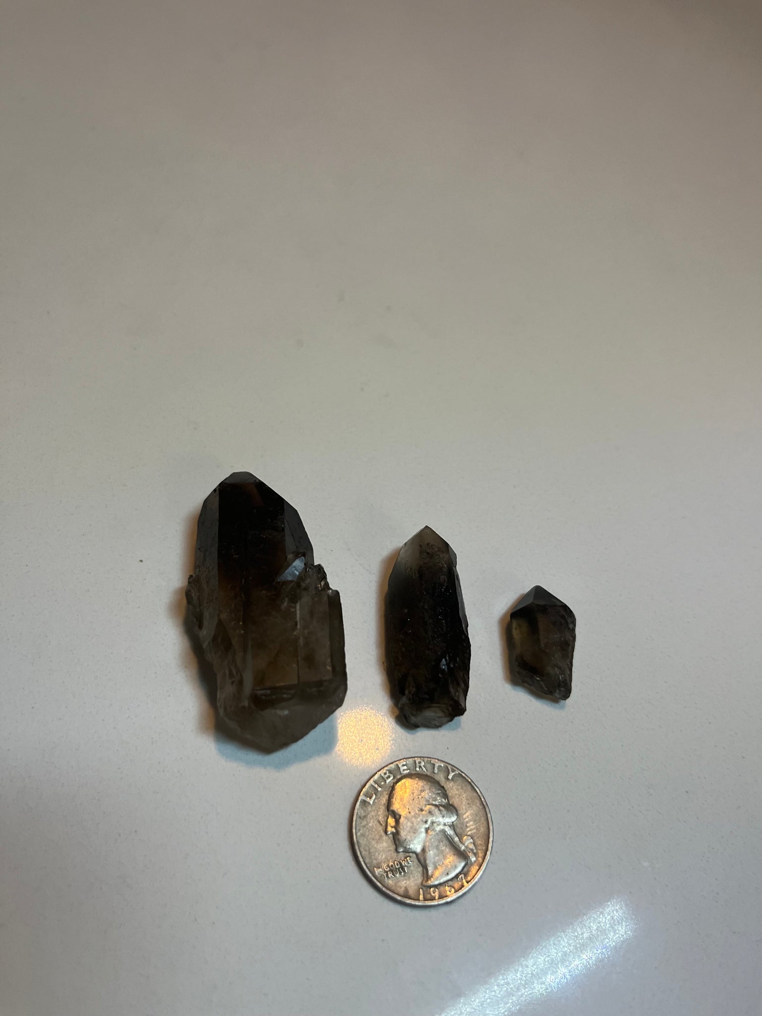 Small Smoky Quartz Points