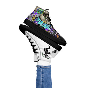 Women’s high top canvas shoes