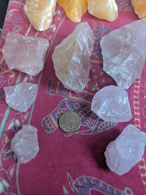 Raw Rose Quartz